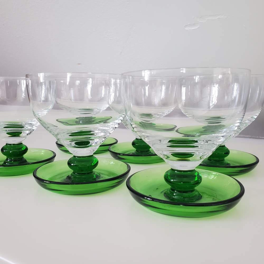6 Vintage Reijmyre dessert coupes
